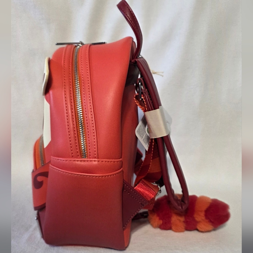 NWT Disney Pixar Turning Red Mei Figural Loungefly Mini Backpack - Picture 2 of 9